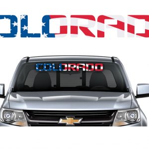 Flag windshield banner