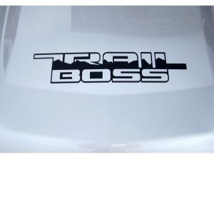 TRAIL BOSS hood accent decal