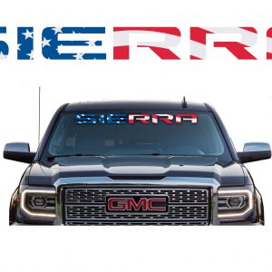 GMC Sierra Windshield Banner