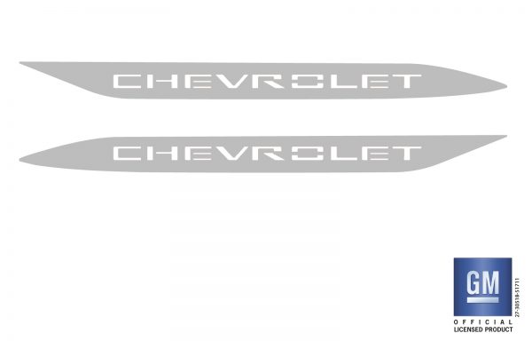 hood decal silver