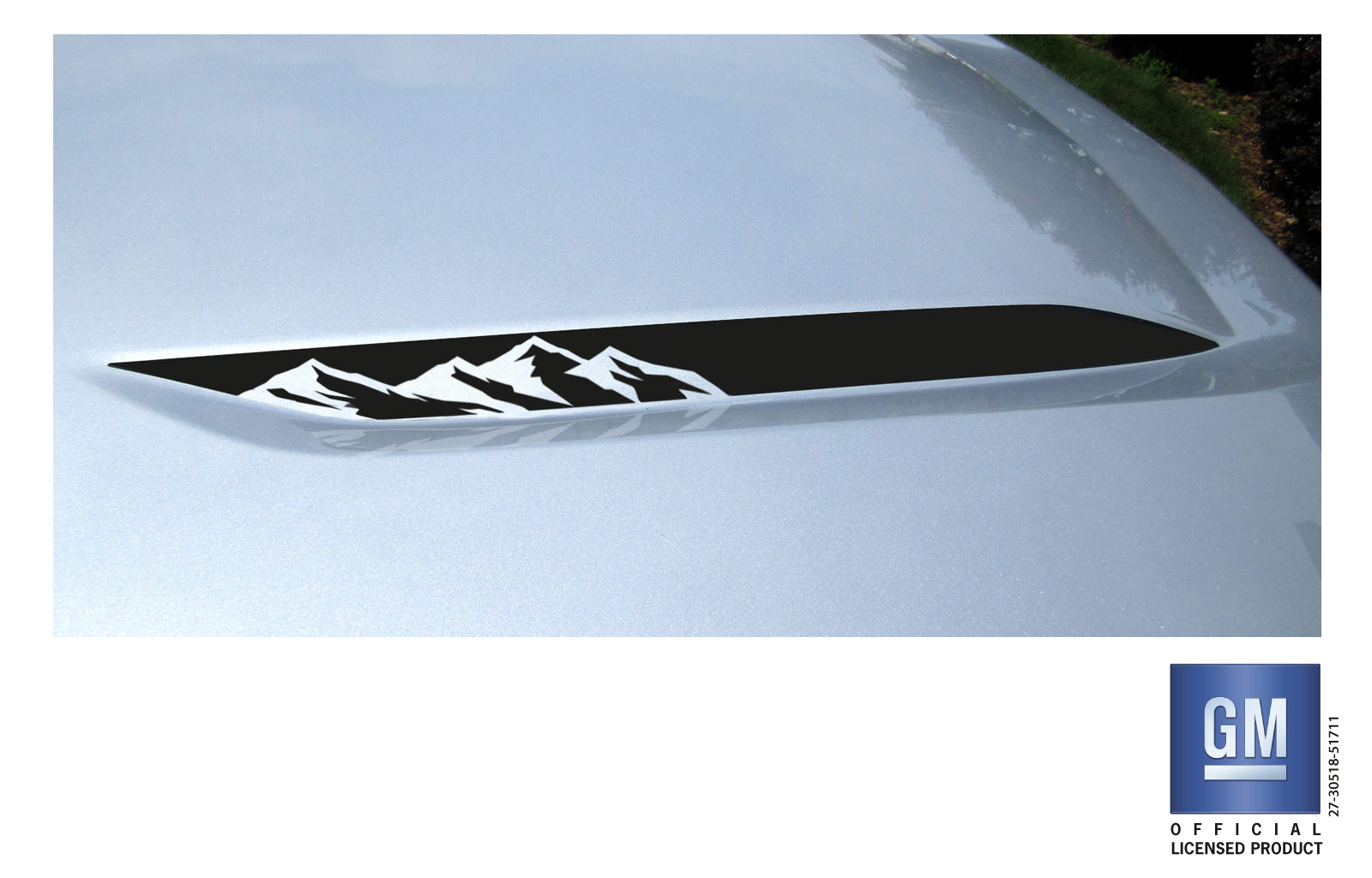 Mountain hood spear decal