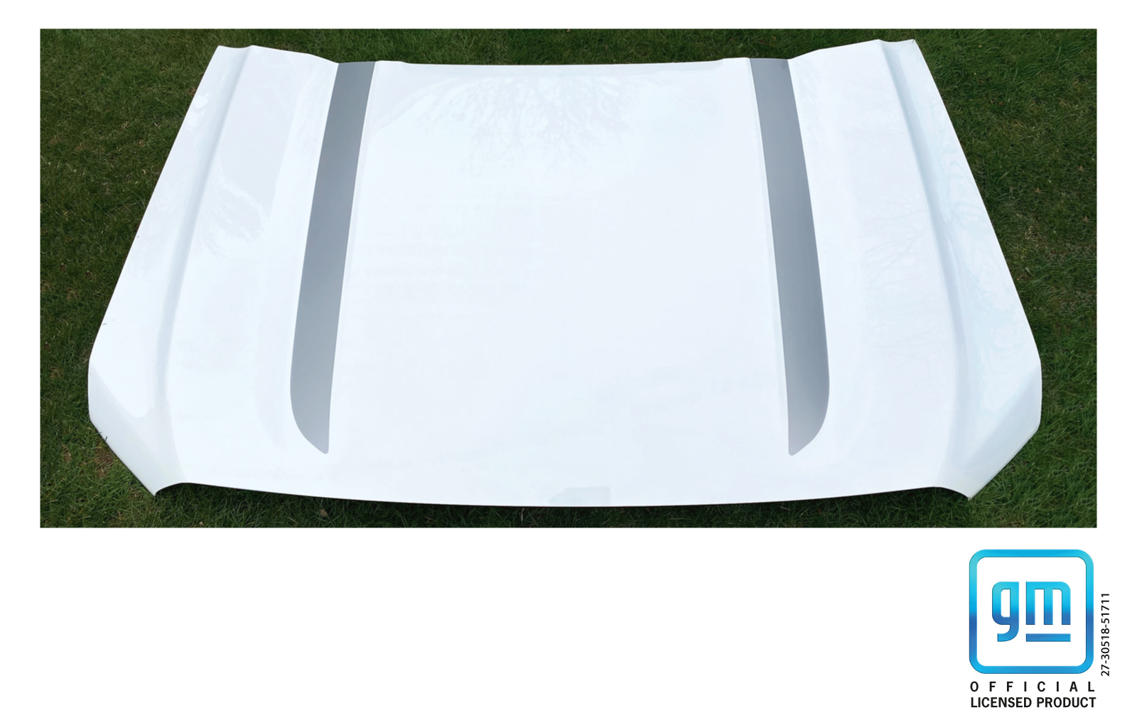 GMC SIERRA Silver Hood Decals Set of 2
