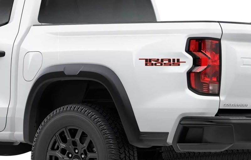 Chevy Colorado 2023 2024 2025 Redline Trail Boss Bedside Decals GM OFFICIAL LICENSED PRODUCT