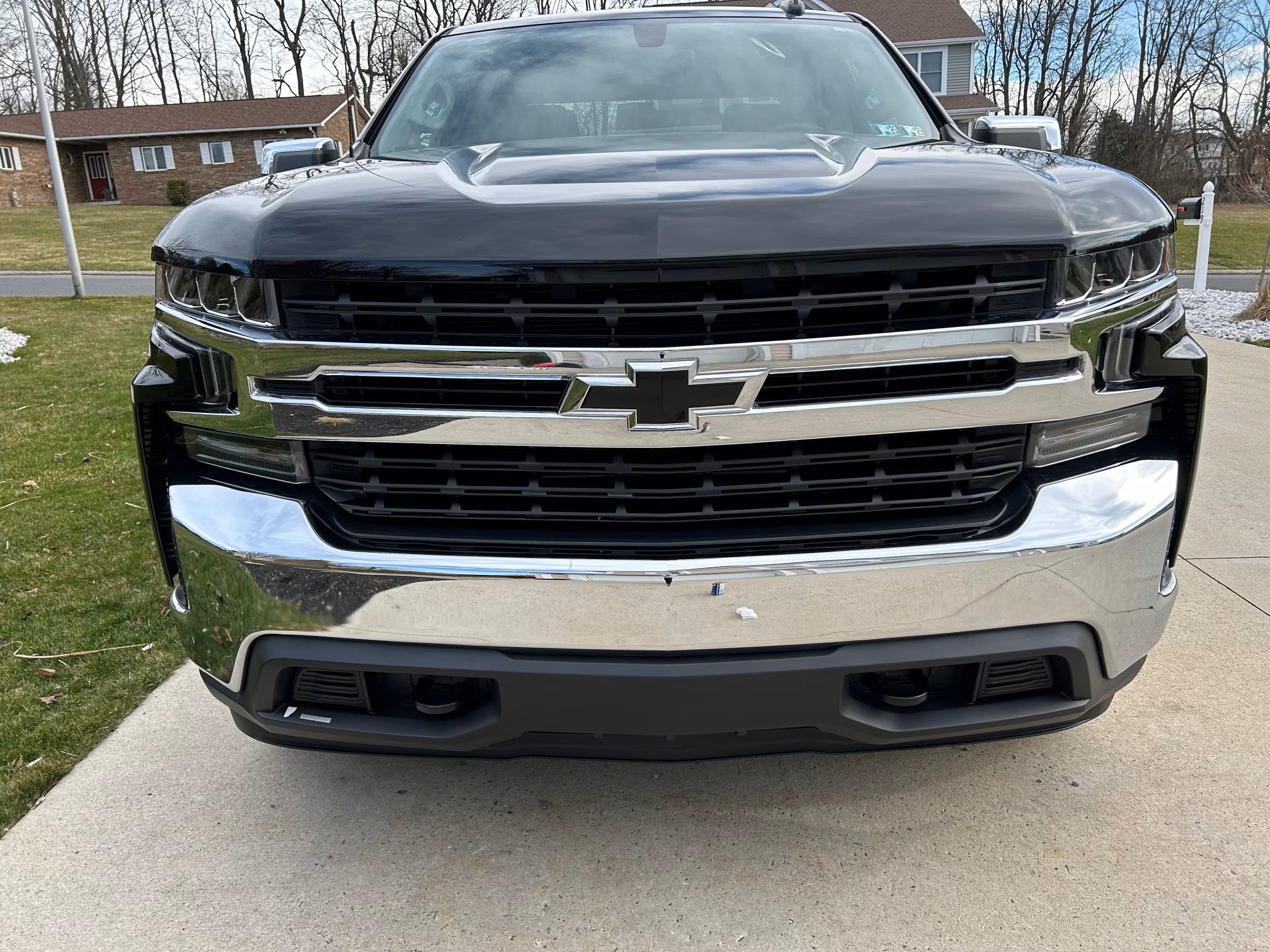 Chevrolet Silverado Gloss Black Grille Tailgate Bowtie Overlay Decals Set of 2
