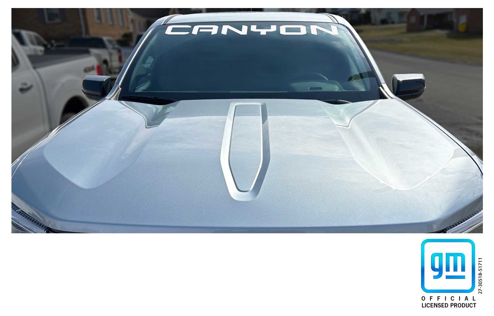 GMC Canyon White Windshield Banner Decal