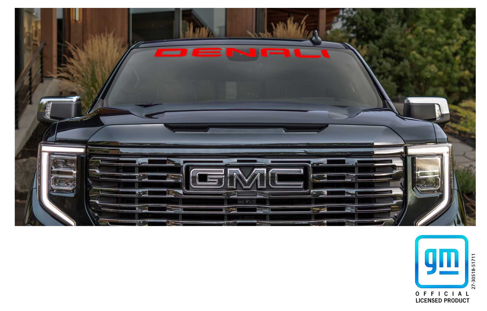 GMC Sierra Red Denali Windshield Banner Decal