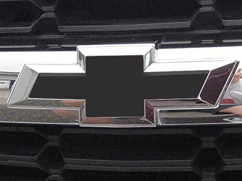 Chevrolet Colorado Black (Blackout) Grille Tailgate Bowtie Overlay Decals Set of 2