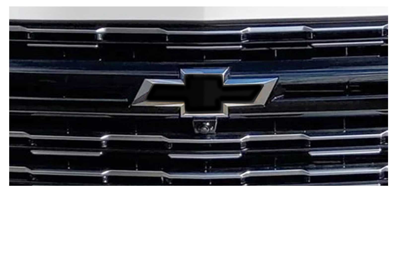 Chevrolet Tahoe Black Grille and Liftgate Bowtie Emblem Overlay Decals Set of 2