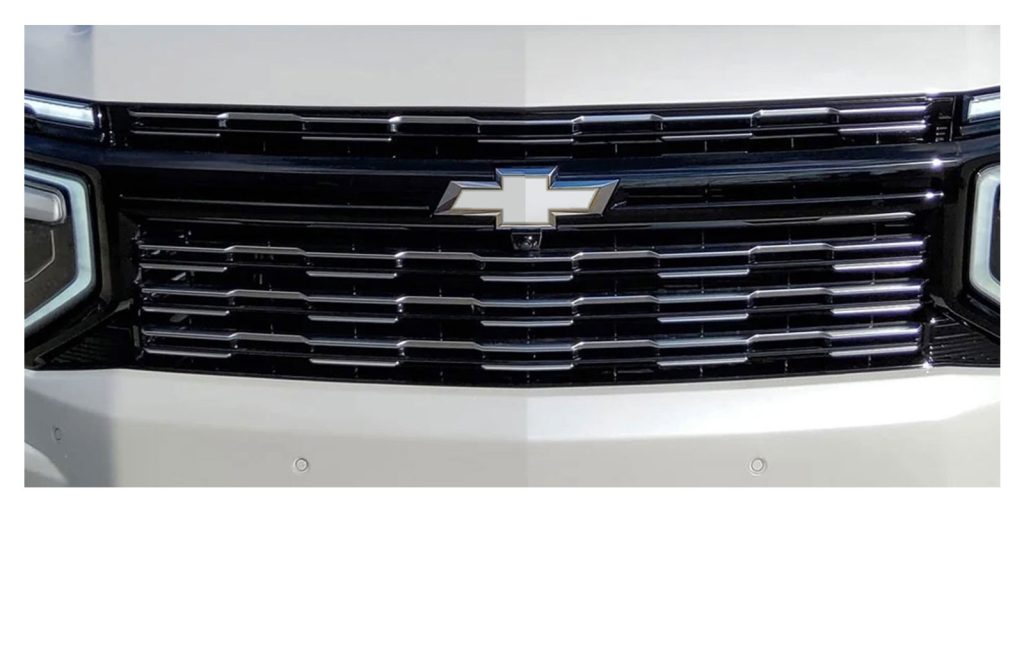 Chevrolet Silverado White Grille Tailgate Bowtie Emblem Overlay Decals Set of 2